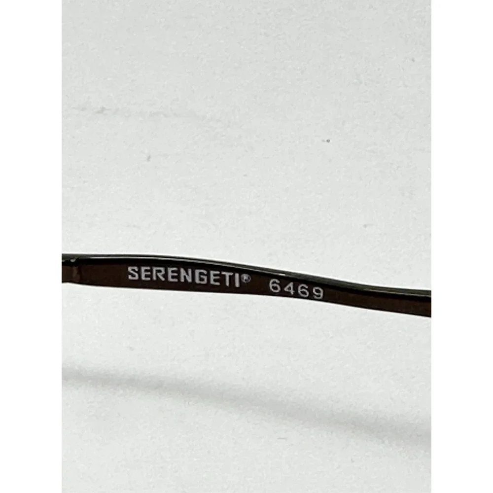Vintage Serengeti Tradewind 6469 Sunglasses Shiny Henna Brown Drivers Glass Case